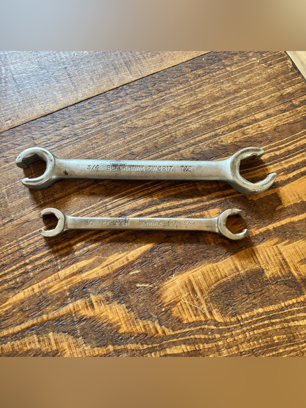 vintage flare nut wrenches